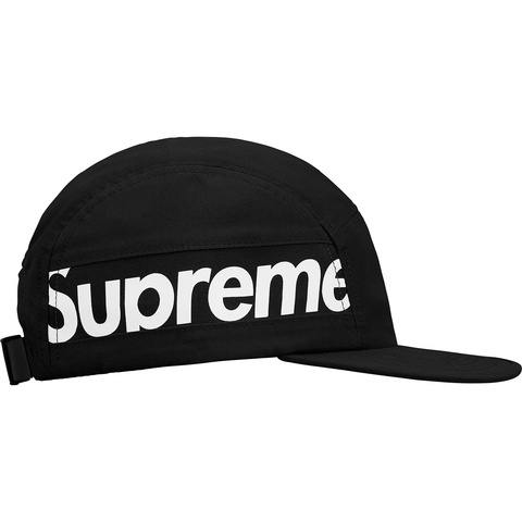 Supreme Side Panel Camp Cap - Black