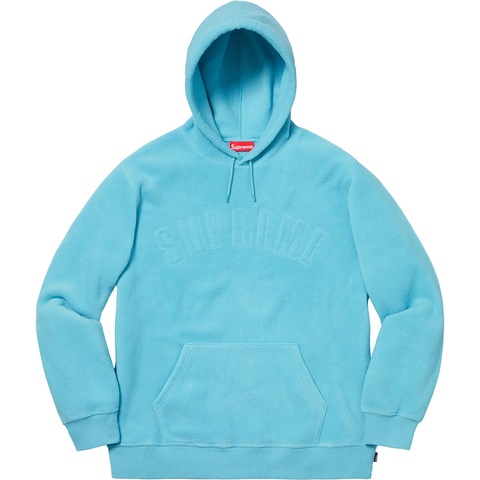 Supreme Polartec® Hooded Sweatshirt - Light Blue