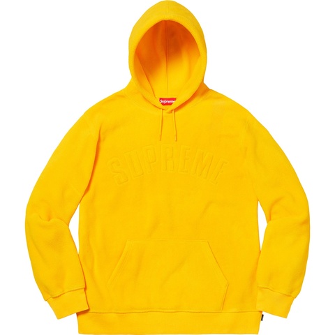 Supreme Polartec® Hooded Sweatshirt - Yellow