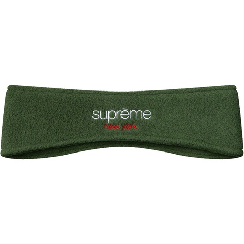 supreme Polartec® Logo Headband Supreme Polartec Logo Headband Black - FW17 - US