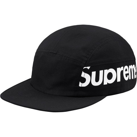 Supreme Side Panel Camp Cap - Black