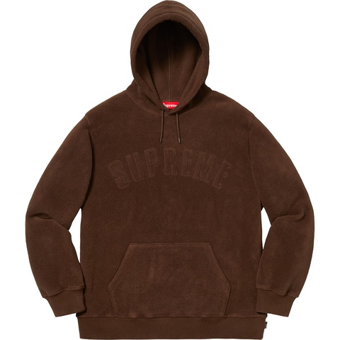 Supreme Polartec® Hooded Sweatshirt - Brown
