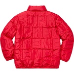 Supreme Bonded Logo Puffy Jacket (SS19) - Red