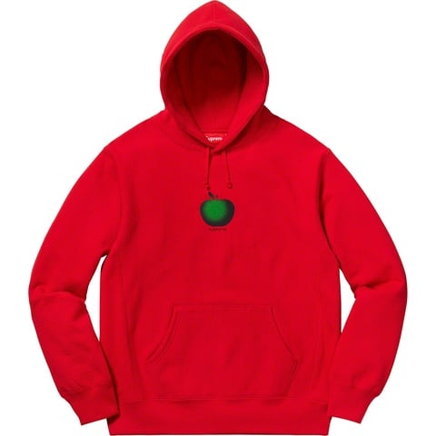 トップス Supreme Apple Hooded Sweatshirt M Supreme Apple Hooded Sweatshirt Black M S/S 19 | eBay