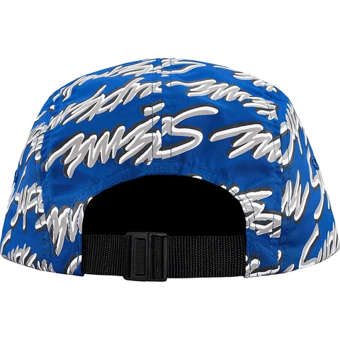 Supreme Signature Script Logo Camp Cap - Royal