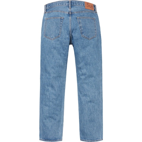 Supreme Stone Washed Slim Jean - Stone Washed Indigo