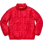 Supreme Bonded Logo Puffy Jacket (SS19) - Red