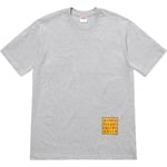 Supreme Middle Finger To The World Tee (SS19) - Heather Grey