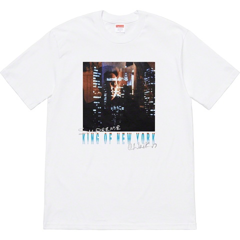 Supreme Christopher Walken King Of New York Tee - White