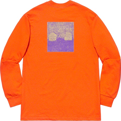 Supreme The Real Shit L/S Tee - Orange