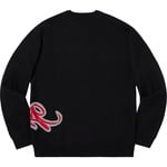 Supreme Tag Logo Sweater (SS19) - Black