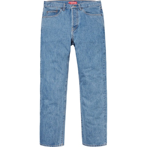 Supreme Stone Washed Slim Jean - Stone Washed Indigo
