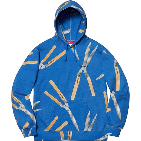 Supreme Shears Hooded Sweatshirt - Light Royal