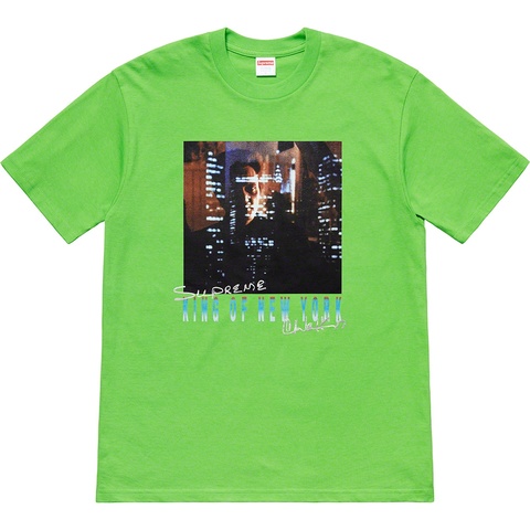 Supreme Christopher Walken King Of New York Tee - Green
