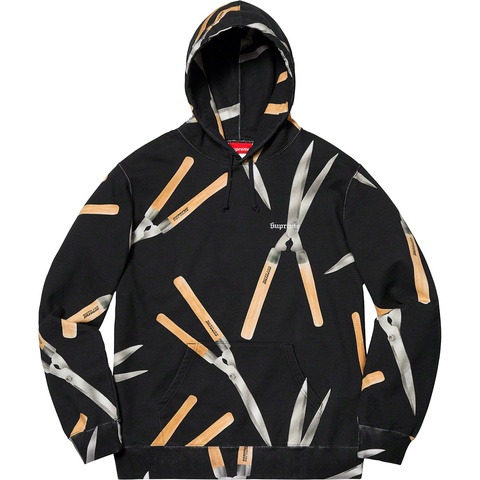 Supreme Shears Hooded Sweatshirt - Black