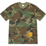 Supreme Middle Finger To The World Tee (SS19) - Woodland Camo