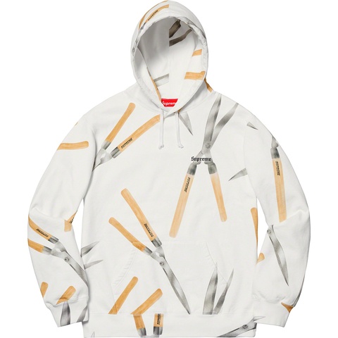 Supreme Shears Hooded Sweatshirt - White
