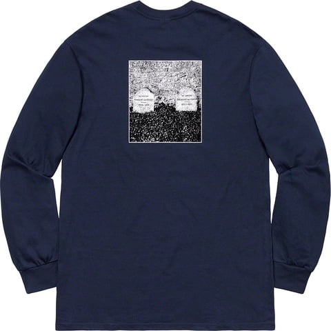 Supreme The Real Shit L/S Tee - Navy