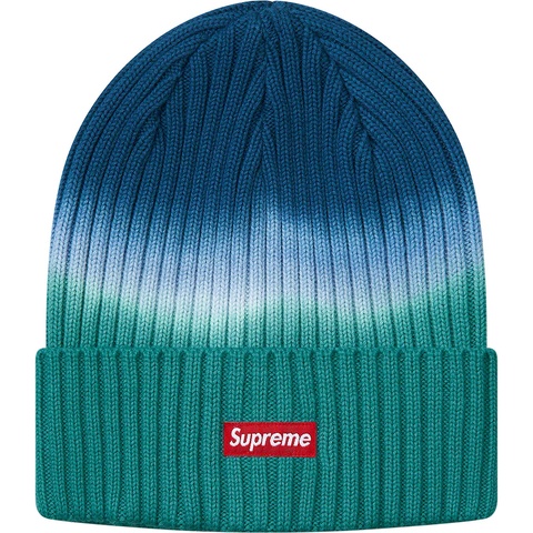 Supreme Overdyed Beanie - Teal Tie Dye