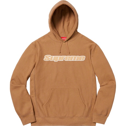 Supreme Chenille Hooded Sweatshirt - Brown