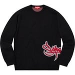 Supreme Tag Logo Sweater (SS19) - Black