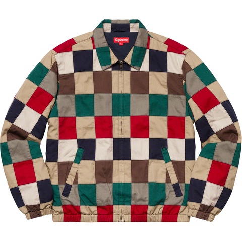 Supreme Patchwork Harrington Jacket - Multicolor