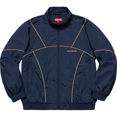 Supreme Piping Track Jacket - Navy