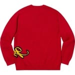 Supreme Tag Logo Sweater (SS19) - Red