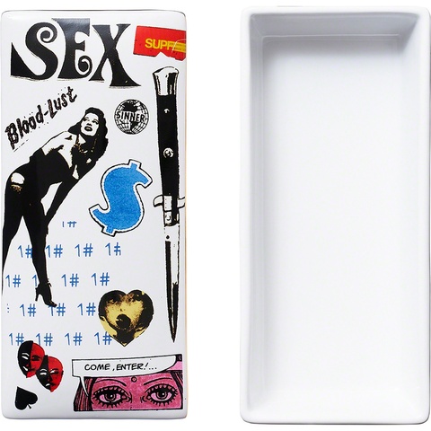 Supreme Blood Lust Ceramic Box - White