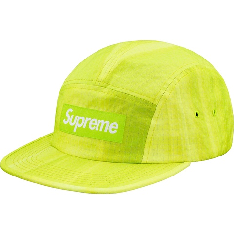 Supreme Tie Dye Ripstop Camp Cap - Lime