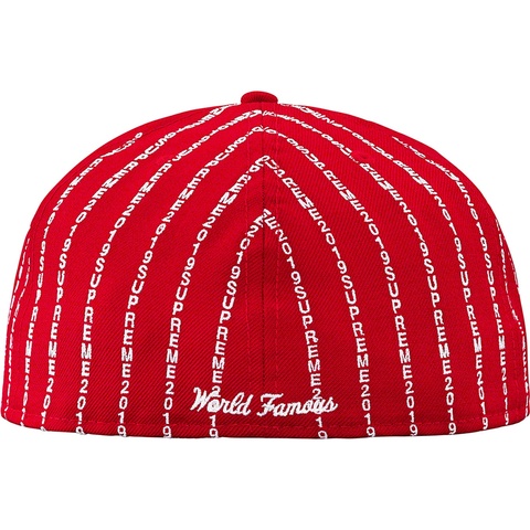 Supreme Text Stripe New Era® - Red