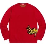 Supreme Tag Logo Sweater (SS19) - Red