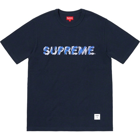 Supreme Shatter Tee - Navy