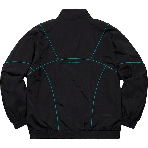 Supreme Piping Track Jacket - Black