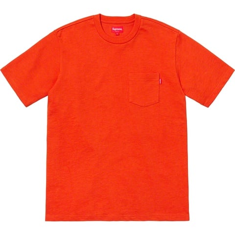 Supreme S/S Pocket Tee 1 - Heather Dark Orange