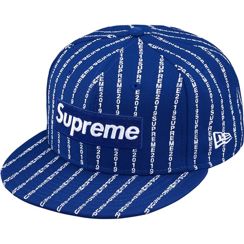 服/ファッション 19SS Text Stripe Box Logo New Era Cap ブランド古着】Text Stripe Box Logo New Era Cap テクスト ストライプ