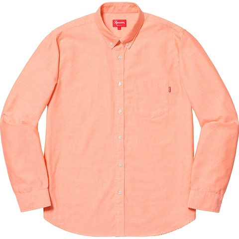 Supreme Oxford Shirt - Orange