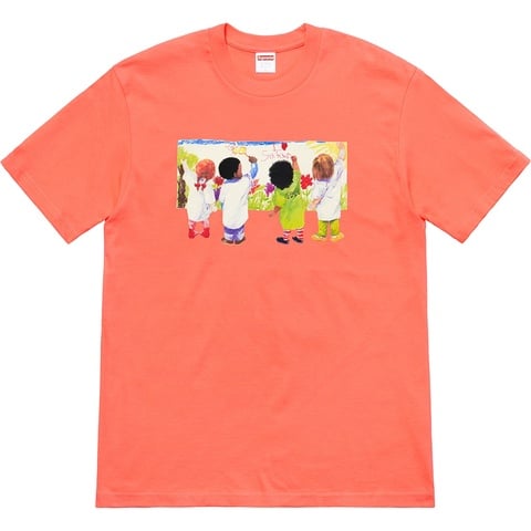 Supreme Kids Tee - Neon Orange
