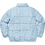 Supreme Bonded Logo Puffy Jacket (SS19) - Light Blue