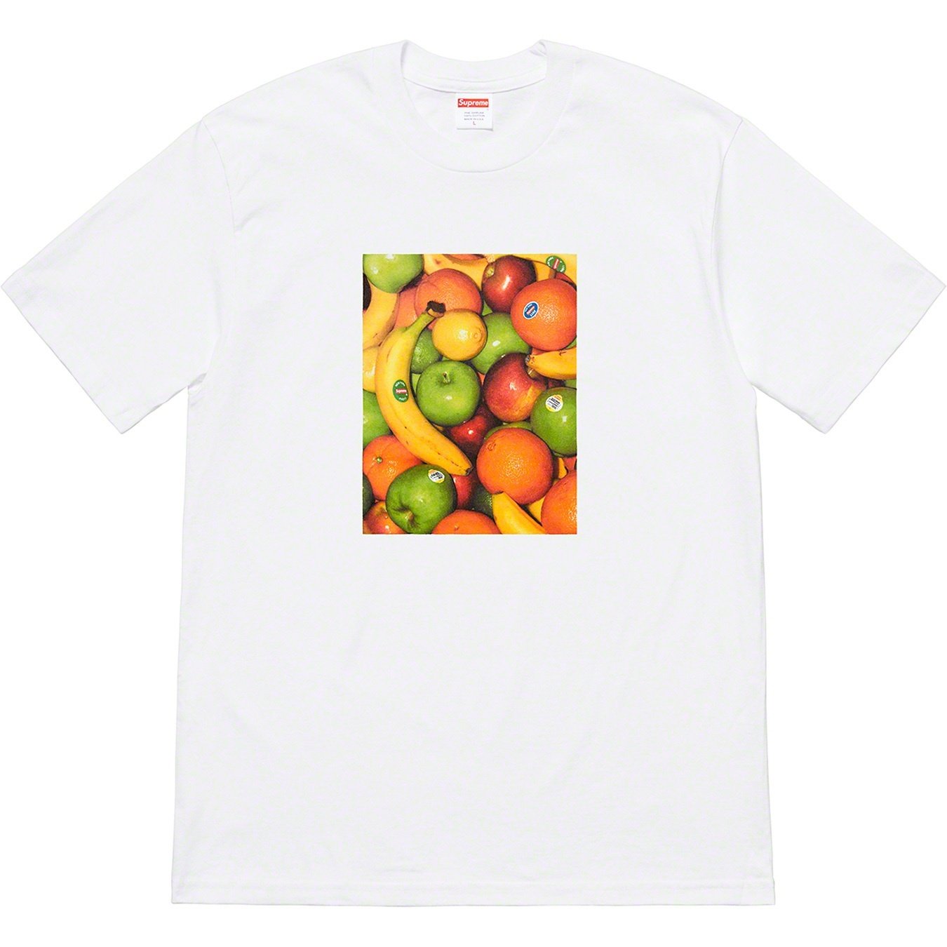Supreme Fruit Tee (SS19) - White - $38