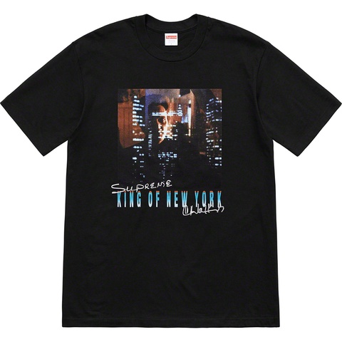 Supreme Christopher Walken King Of New York Tee - Black