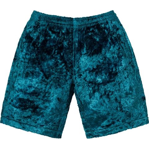 Supreme Fuzzy Pile Short - Teal