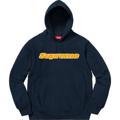 Chenille Hooded Sweatshirt - spring/summer 2019 - Supreme