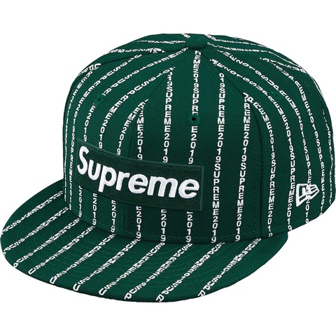 服/ファッション 19SS Text Stripe Box Logo New Era Cap ブランド古着】Text Stripe Box Logo New Era Cap テクスト ストライプ