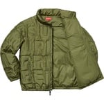 Supreme Bonded Logo Puffy Jacket (SS19) - Olive
