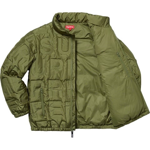 ジャケット・アウター Supreme 19SS Bonded Logo Puffy Jacket L Bonded Logo Puffy Jacket - spring/summer 2019 - Supreme