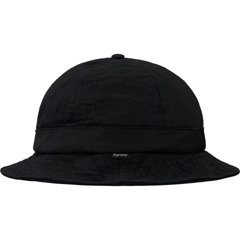 Supreme Patchwork Bell Hat - Black