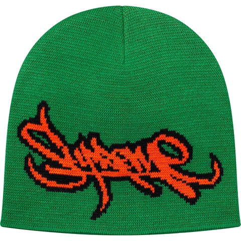 Supreme Tag Logo Beanie - Green