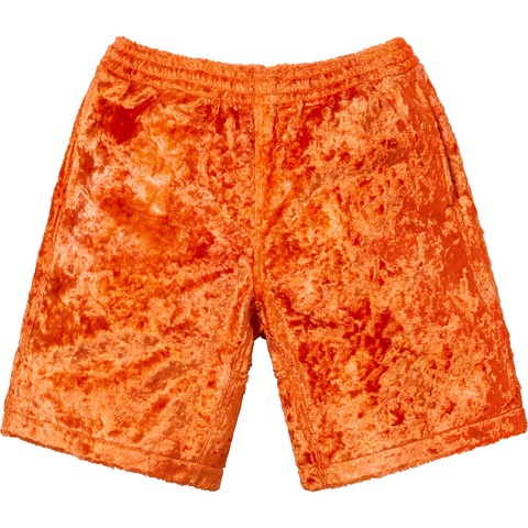 Supreme Fuzzy Pile Short - Orange