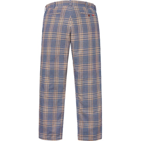 Supreme Work Pant - Blue Plaid